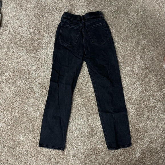 Abercrombie & Fitch Women’s Curve Love The Dad High Rise Black Jeans Size 15 / 0 - Picture 3 of 7